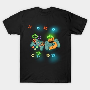 Video Game Controller Hat Gamer Boys T-Shirt